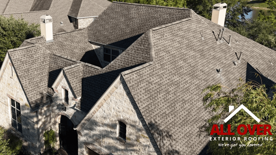 how much home value will asphalt shingles add to home, Houston